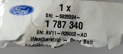 Ford B-Max uszczelka drzwi przód prawa 1787340 AV11-R25002-AD AV11-R25002-A ORG NOWY
