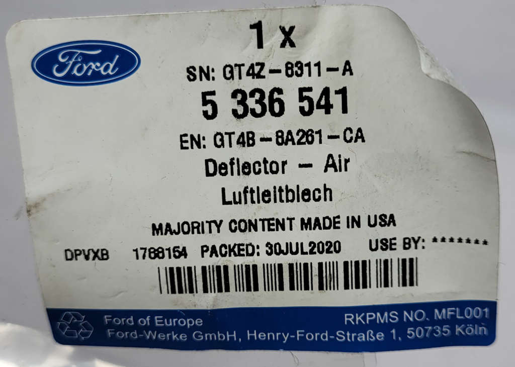 Ford Edge kierownica powietrza lewa 5336541 GT4B-8A261-CA ORG NOWA