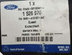 Ford Fiesta MK7 wspornik podłogi bagaznika 1526970