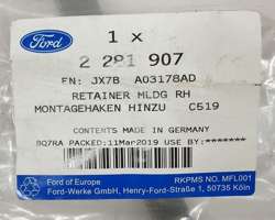 Ford Focus MK4 mocowanie uszczelki szyby czołowej prawej JX7B-A03178-AD ORG NOWE