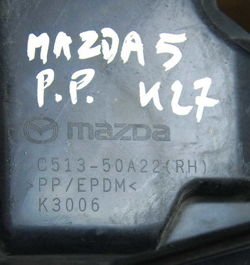 Mazda 5 2012 kierownica powietrza C513-50A22 PRAWA