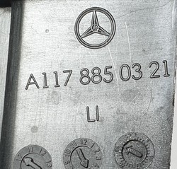 Mercedes CLA W117 ślizg tył lewy A1178850321 ORG