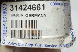 Volvo S40 II V50 zawias drzwi przód prawy górny 31424657 ORG NOWY